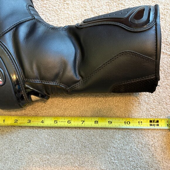 Bilt Armored Motorcycle Boots Men's Size 11 Black Leather Side zip - Picture 8 of 12